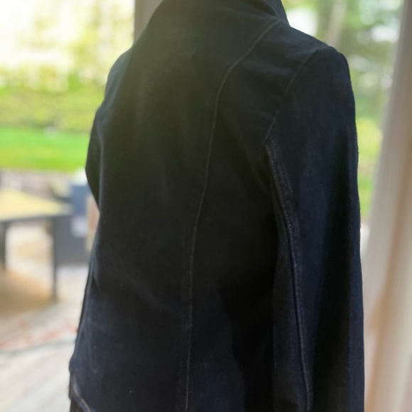 Dark blue fitted denim shirt new - Picture 6 of 8